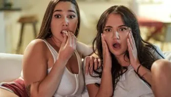 Lesbian Step Sisters 9 Scene 3 – Movie Night